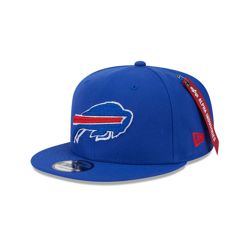 ALPHA INDUSTRIES X BUFFALO BILLS MED BLUE 9FIFTY CAP