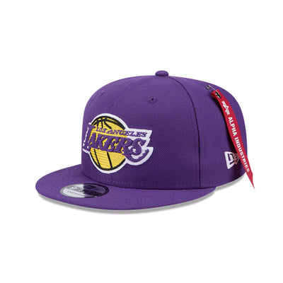 ALPHA INDUSTRIES X LOS ANGELES LAKERS PURPLE 9FIFTY CAP