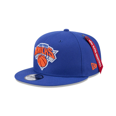 ALPHA INDUSTRIES X NEW YORK KNICKS MED BLUE 9FIFTY CAP