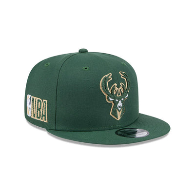 ALPHA INDUSTRIES X MILWAUKEE BUCKS DARK GREEN 9FIFTY CAP