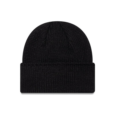 New Era Black Wide Cuff Beanie