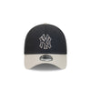 New York Yankees Dashmark Black 2-Tone Stone Visor Black 39thirty Cap