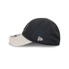 New York Yankees Dashmark Black 2-Tone Stone Visor Black 39thirty Cap