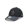 New York Yankees Dashmark Black 2-Tone Graphite Visor Black 39thirty Cap