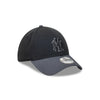 New York Yankees Dashmark Black 2-Tone Graphite Visor Black 39thirty Cap