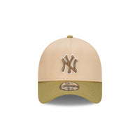 New York Yankees Beansprout 2-Tone Moss Green Visor Oat Milk 9Forty AF Cap