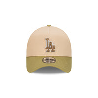 Los Angeles Dodgers Beansprout 2-Tone Moss Green Visor Oat Milk 9Forty AF Cap