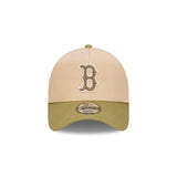 Boston Red Sox Beansprout 2-Tone Moss Green Visor Oat Milk 9Forty AF Cap