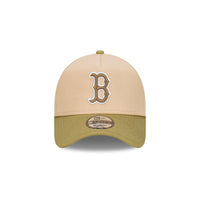 Boston Red Sox Beansprout 2-Tone Moss Green Visor Oat Milk 9Forty AF Cap