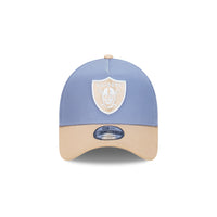 Las Vegas Raiders Blueberry Cream 2-Tone Oat Milk Visor Iris Flower 9Forty AF Cap