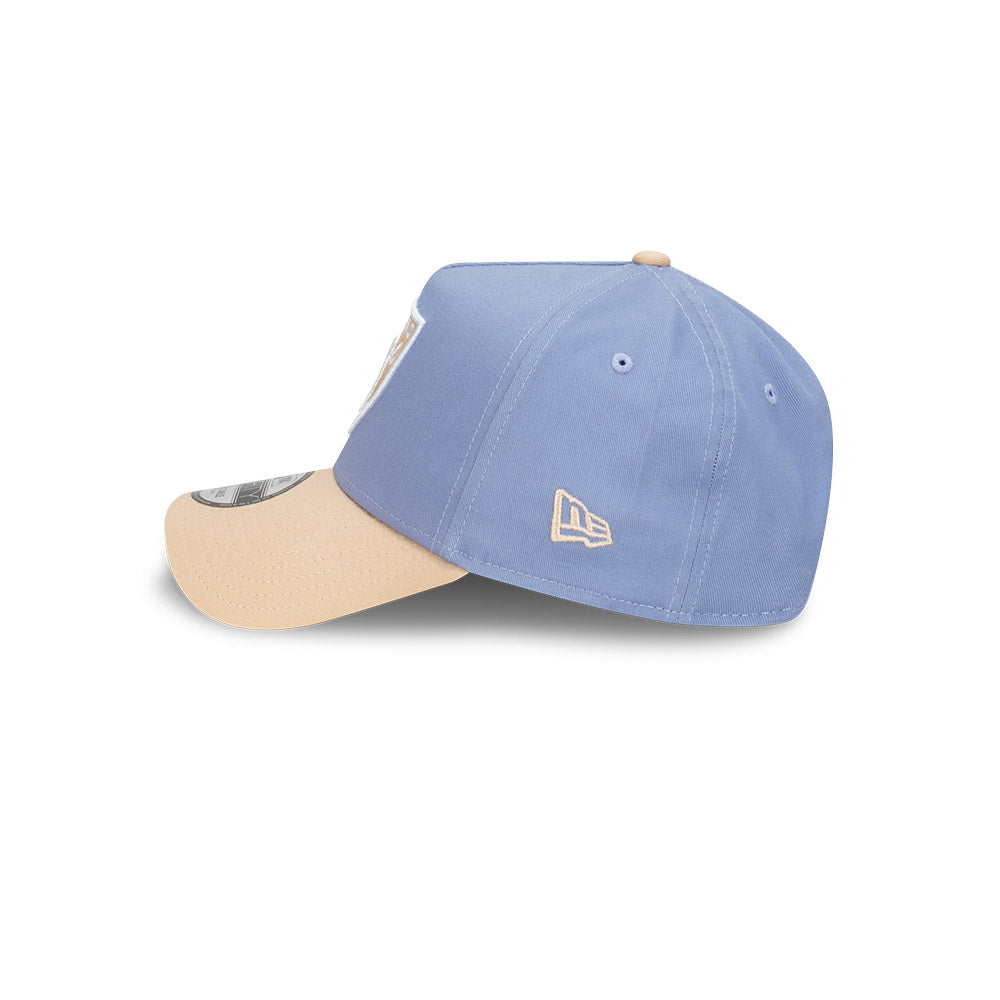 Las Vegas Raiders Blueberry Cream 2-Tone Oat Milk Visor Iris Flower 9Forty AF Cap