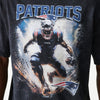 New England Patriots NFL Games Premium Apparel Black Oversized T-Shirt