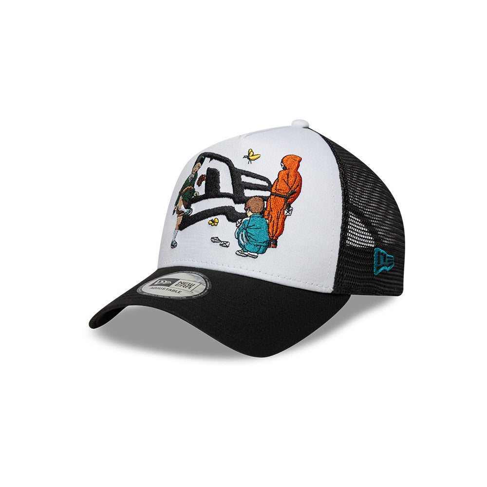 New Era x Squid Game Black E-frame Trucker Cap