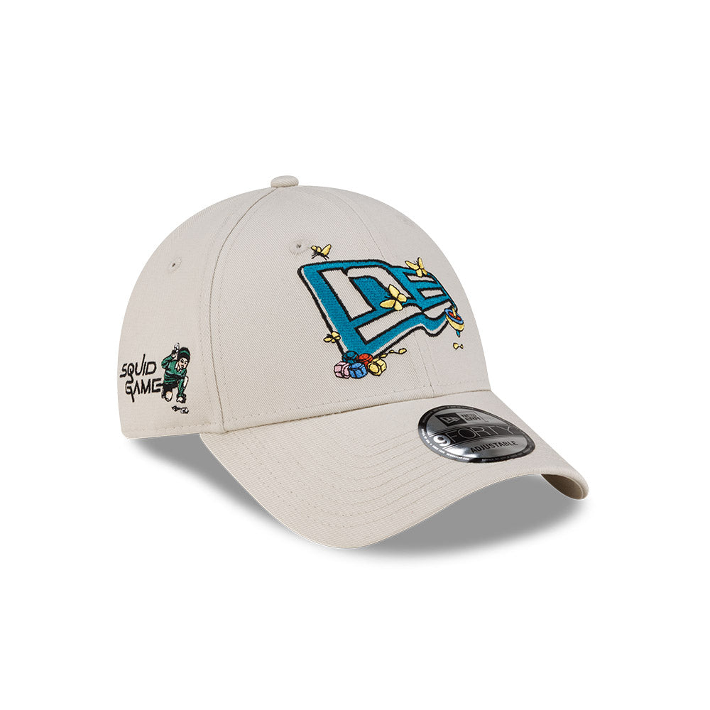 New Era X Netflix Squid Game Ddakji Light Beige 9forty Cap