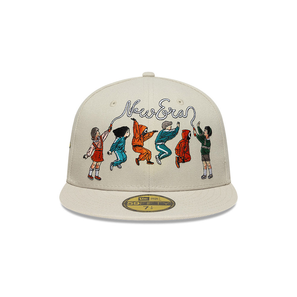 New Era X Netflix Squid Game Skipping Light Beige 59Fifty Cap
