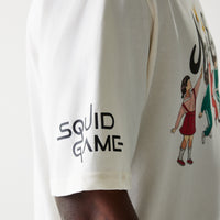 New Era X Netflix Squid Game Graphic White Oversized Short Sleeve T-Shirt