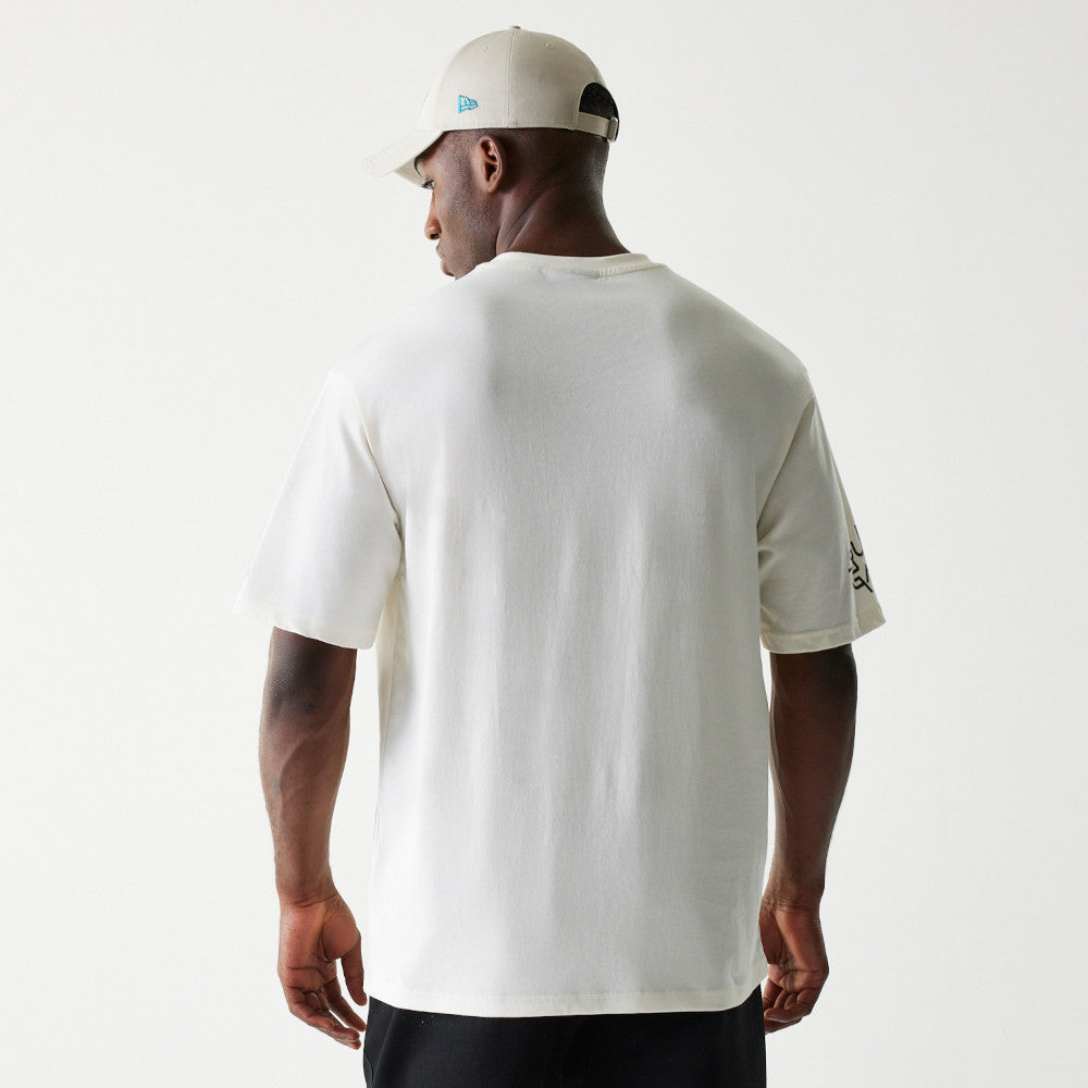 New Era X Netflix Squid Game Graphic White Oversized Short Sleeve T-Shirt