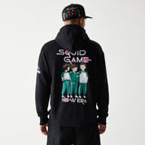 New Era X Netflix Squid Game Graphic Black Oversized Hoddie