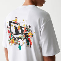 New Era X Netflix Squid Game Graphic White Oversized Short Sleeve T-Shirt