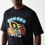 New Era X Netflix Squid Game Graphic Black Oversized Short Sleeve T-Shirt