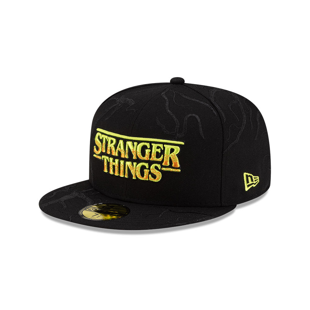 59FIFTY NETFLIX STRANGER THINGS Stranger Things All-Over Black