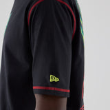 Netflix Stranger Things Eleven Short Sleeve Oversized Cotton T-Shirt in Black