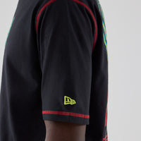 Netflix Stranger Things Eleven Short Sleeve Oversized Cotton T-Shirt in Black