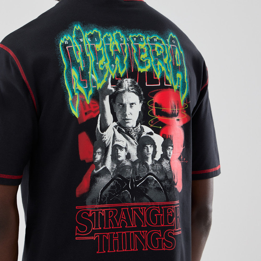 Netflix Stranger Things Eleven Short Sleeve Oversized Cotton T