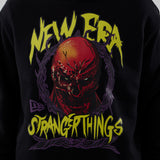 Netflix Stranger Things Vecna Fleece Pullover Hoodie in Black