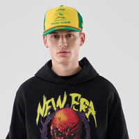 Netflix Stranger Things Vecna Fleece Pullover Hoodie in Black