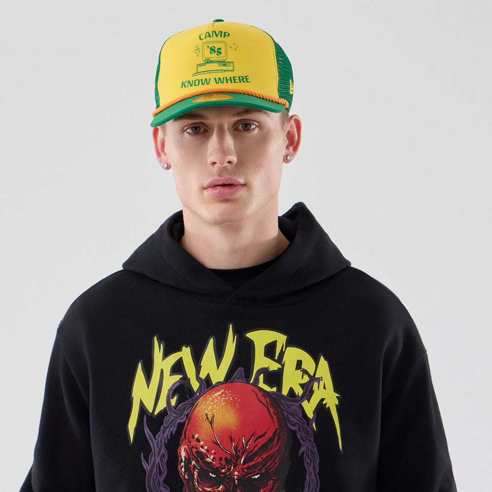 Netflix Stranger Things Vecna Fleece Pullover Hoodie in Black