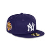 NEW YORK YANKEES COOPERSTOWN ROYAL PURPLE 59FIFTY CAP