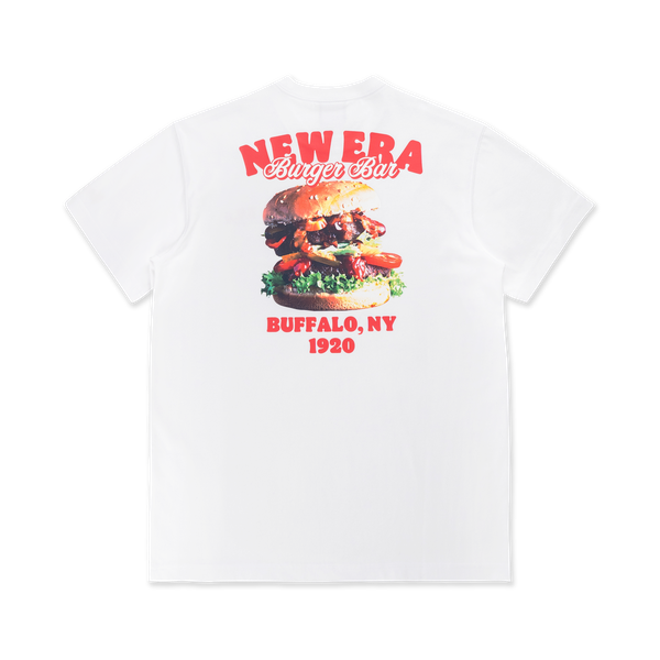 BURGER BAR HOME CHEERING WHITE SHORT SLEEVE T-SHIRT