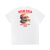 BURGER BAR HOME CHEERING WHITE SHORT SLEEVE T-SHIRT