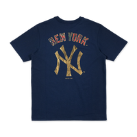 NEW YORK YANKEES WINTER WHISPER OCEANSIDE BLUE SHORT SLEEVE T-SHIRT