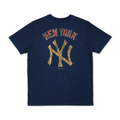 NEW YORK YANKEES WINTER WHISPER OCEANSIDE BLUE SHORT SLEEVE T-SHIRT