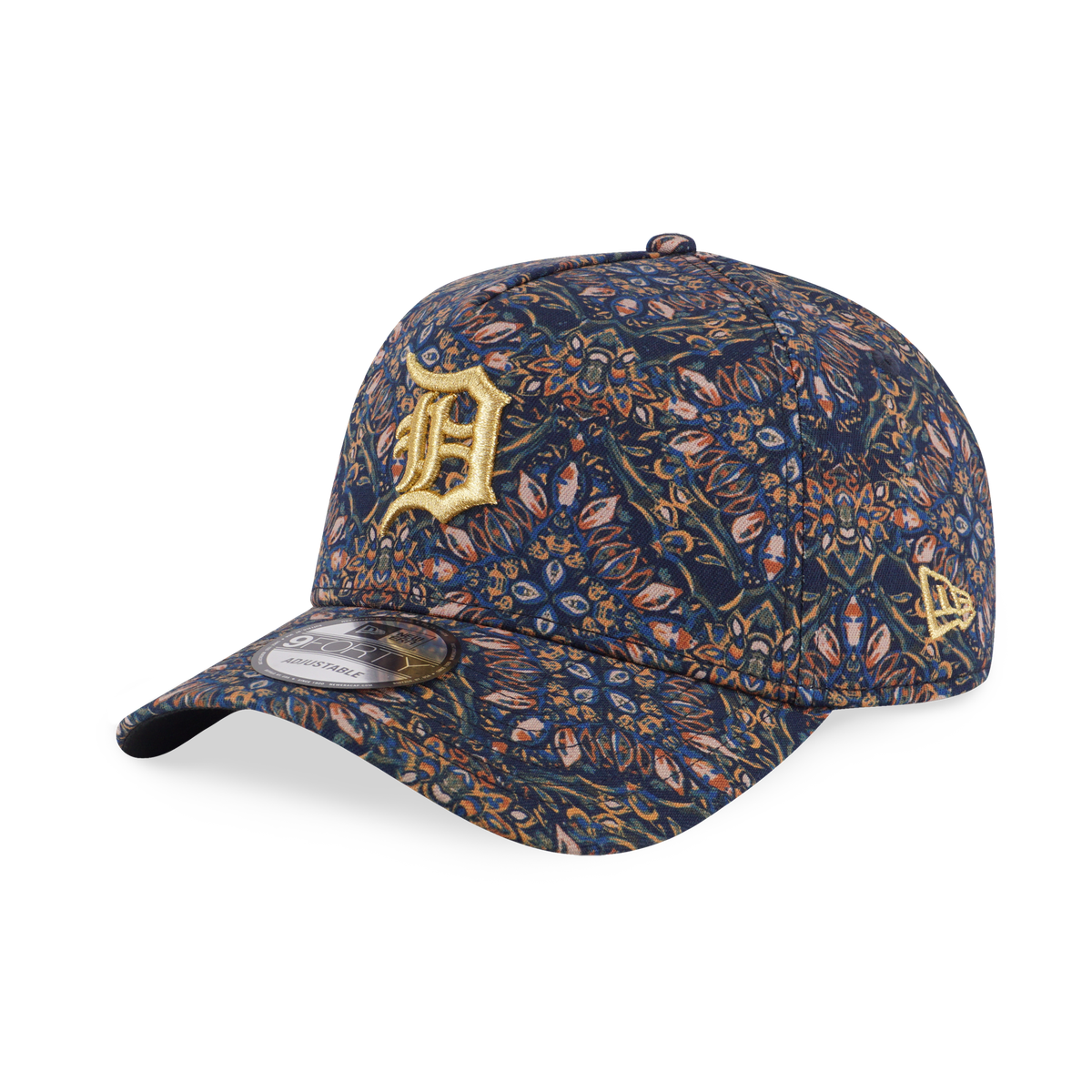 Detroit Tigers Vintage Floral 59Fifty Cap New Era Cap Adult Unisex Brown Cap