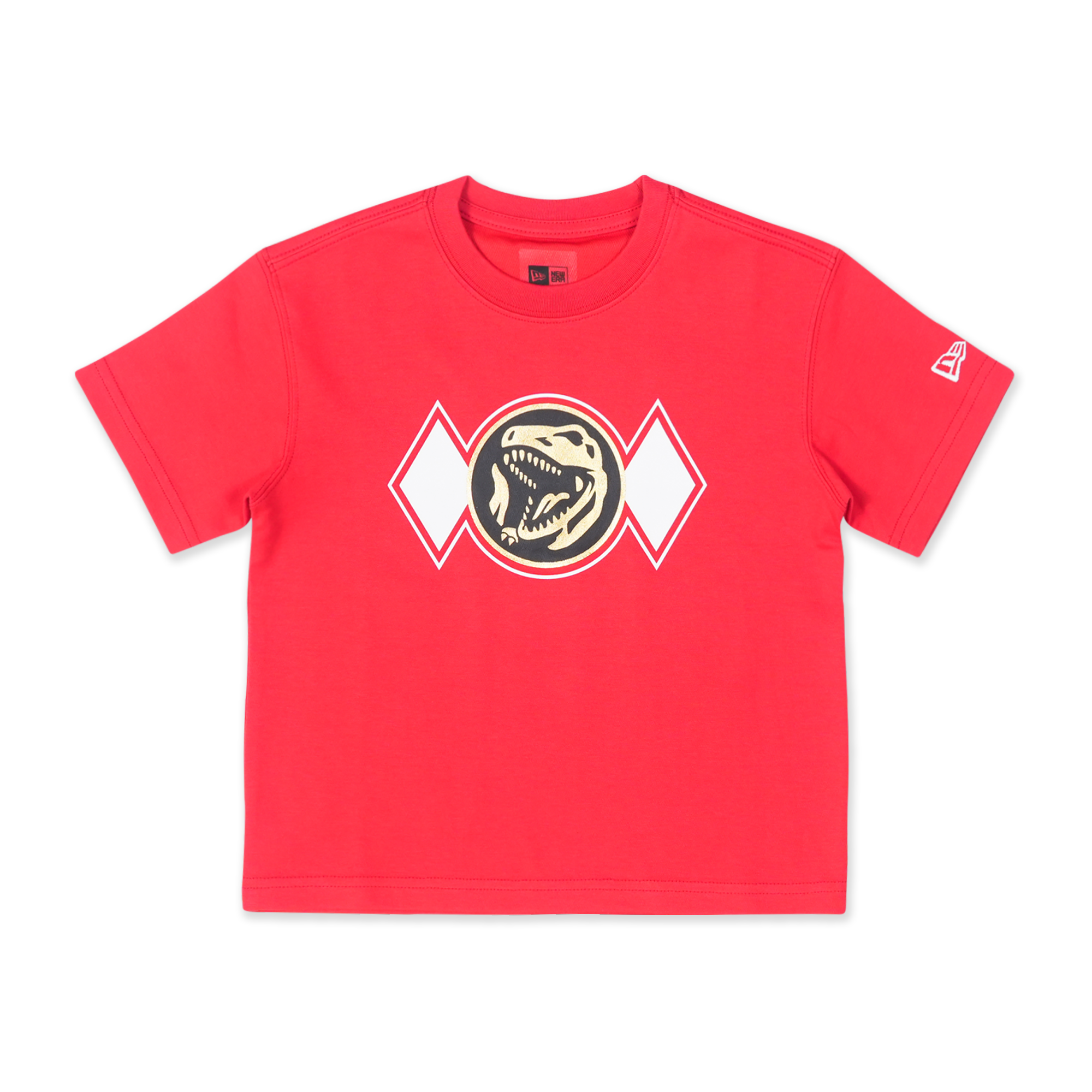 New Era X Power Rangers Scarlet Dino Zord Kids Short Sleeve T-Shirt