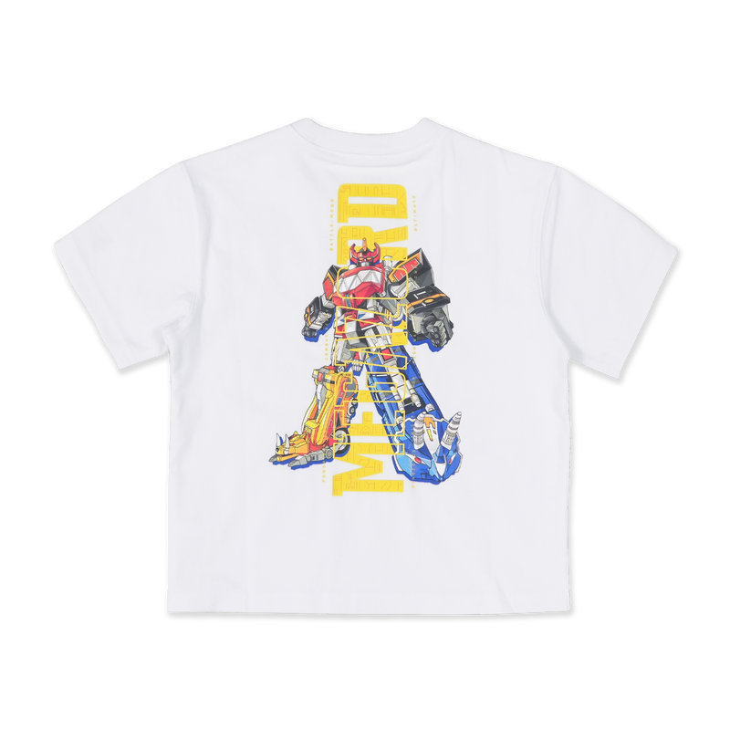 New Era X Power Rangers Megazord White Kids Short Sleeve T-Shirt