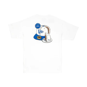 New Era Cap and Cake White Short Sleeve T-Shirt