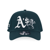 OAKLAND ATHLETICS SUNSET SNACK DARK GREEN 9FORTY AF CAP