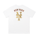NEW YORK METS WINTER WHISPER WHITE SHORT SLEEVE T-SHIRT