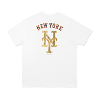 NEW YORK METS WINTER WHISPER WHITE SHORT SLEEVE T-SHIRT