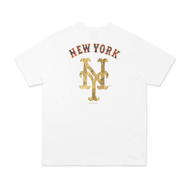 NEW YORK METS WINTER WHISPER WHITE SHORT SLEEVE T-SHIRT