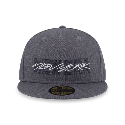 NEW ERA ODE TO NY GRAY 59FIFTY CAP