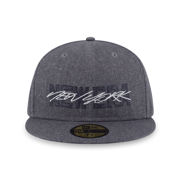 NEW ERA ODE TO NY GRAY 59FIFTY CAP