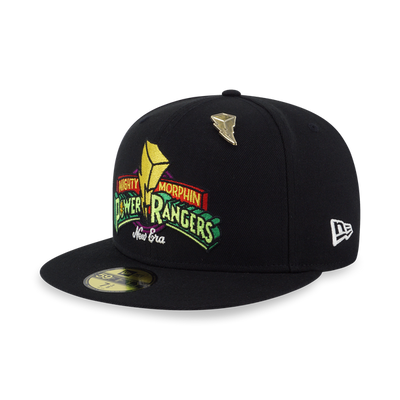 New Era X Power Rangers Graphic Logo Black 59Fifty Cap
