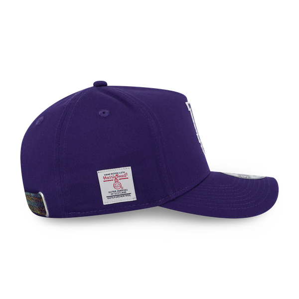 LOS ANGELES DODGERS HARRIS TWEED PURPLE 9FORTY AF CAP