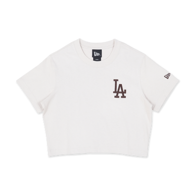 LOS ANGELES DODGERS COLOR STORY STONE WOMEN CROP TEE