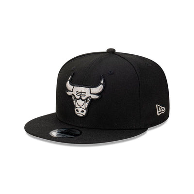 CHICAGO BULLS GRAY OUTLINE REPREVE BLACK 9FIFTY CAP